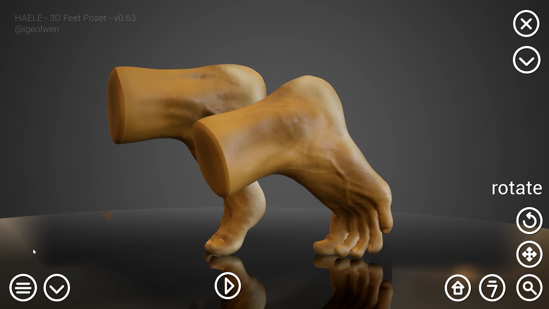 HAELE 3D - Feet Poses Pro - Drawing References screenshot 33