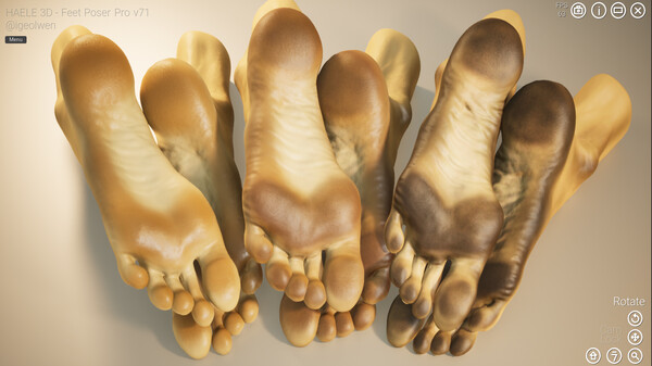 HAELE 3D - Feet Poses Pro - Drawing References — скриншот 15