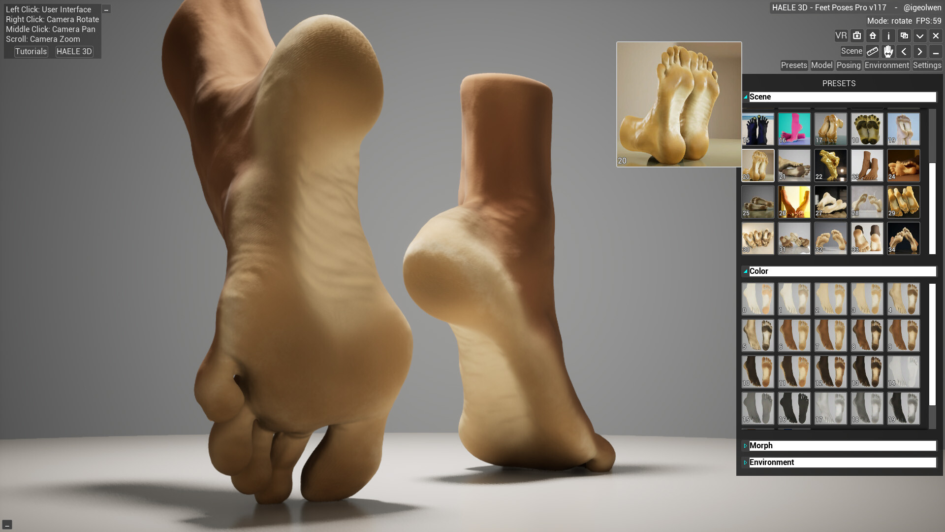 HAELE 3D - Feet Poses Pro - Drawing References screenshot 2