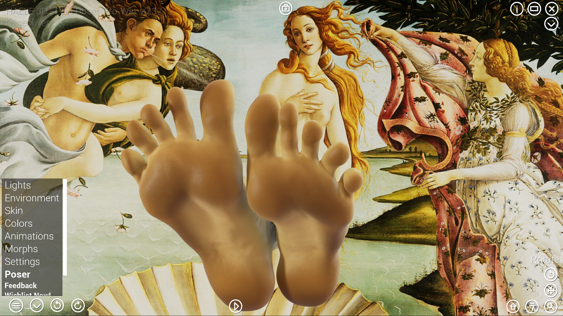 HAELE 3D - Feet Poses Pro - Drawing References screenshot 37