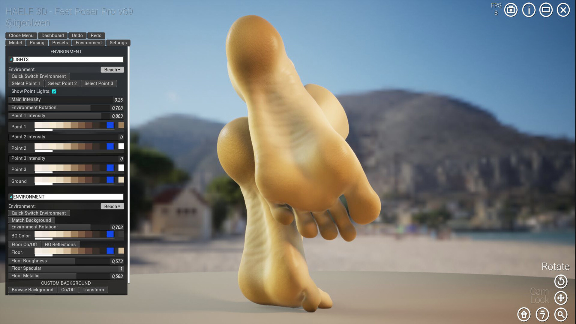 HAELE 3D - Feet Poses Pro - Drawing References screenshot #46