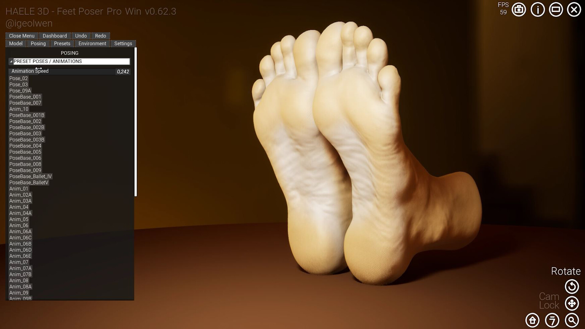HAELE 3D - Feet Poses Pro - Drawing References screenshot 21