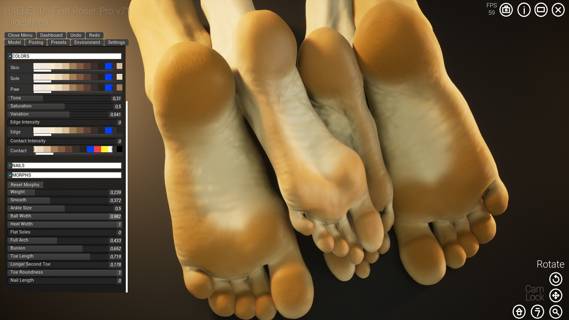 HAELE 3D - Feet Poses Pro - Drawing References screenshot 47