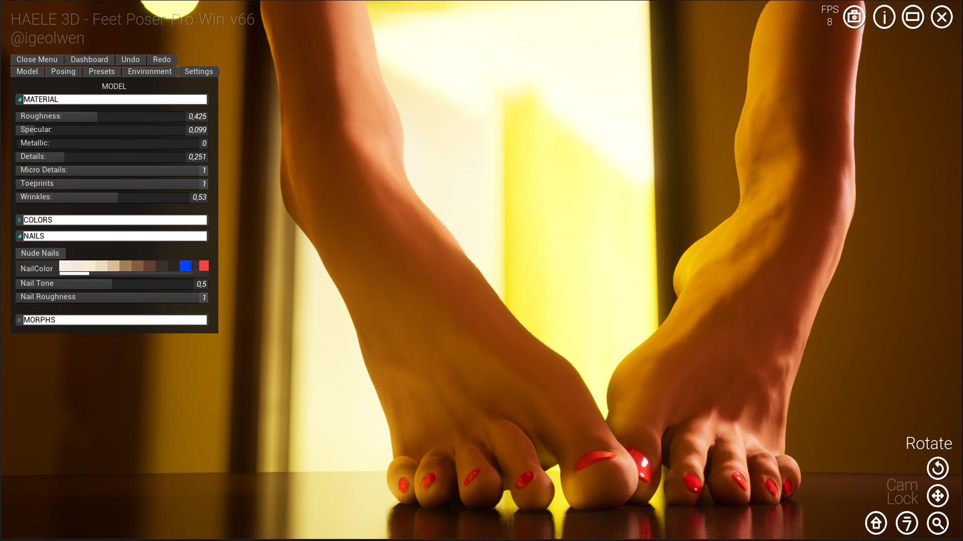 HAELE 3D - Feet Poses Pro - Drawing References screenshot #44