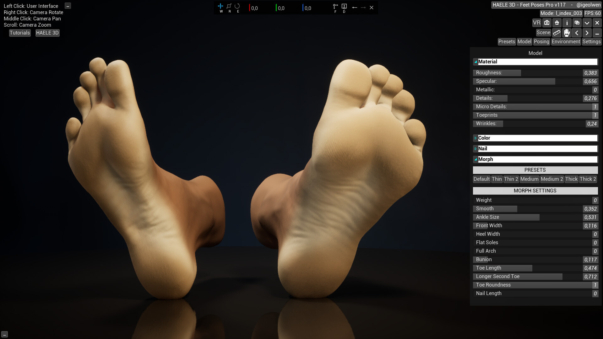 HAELE 3D - Feet Poses Pro - Drawing References screenshot 6