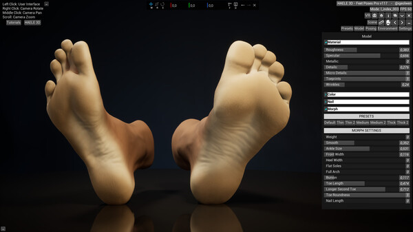 HAELE 3D - Feet Poses Pro - Drawing References