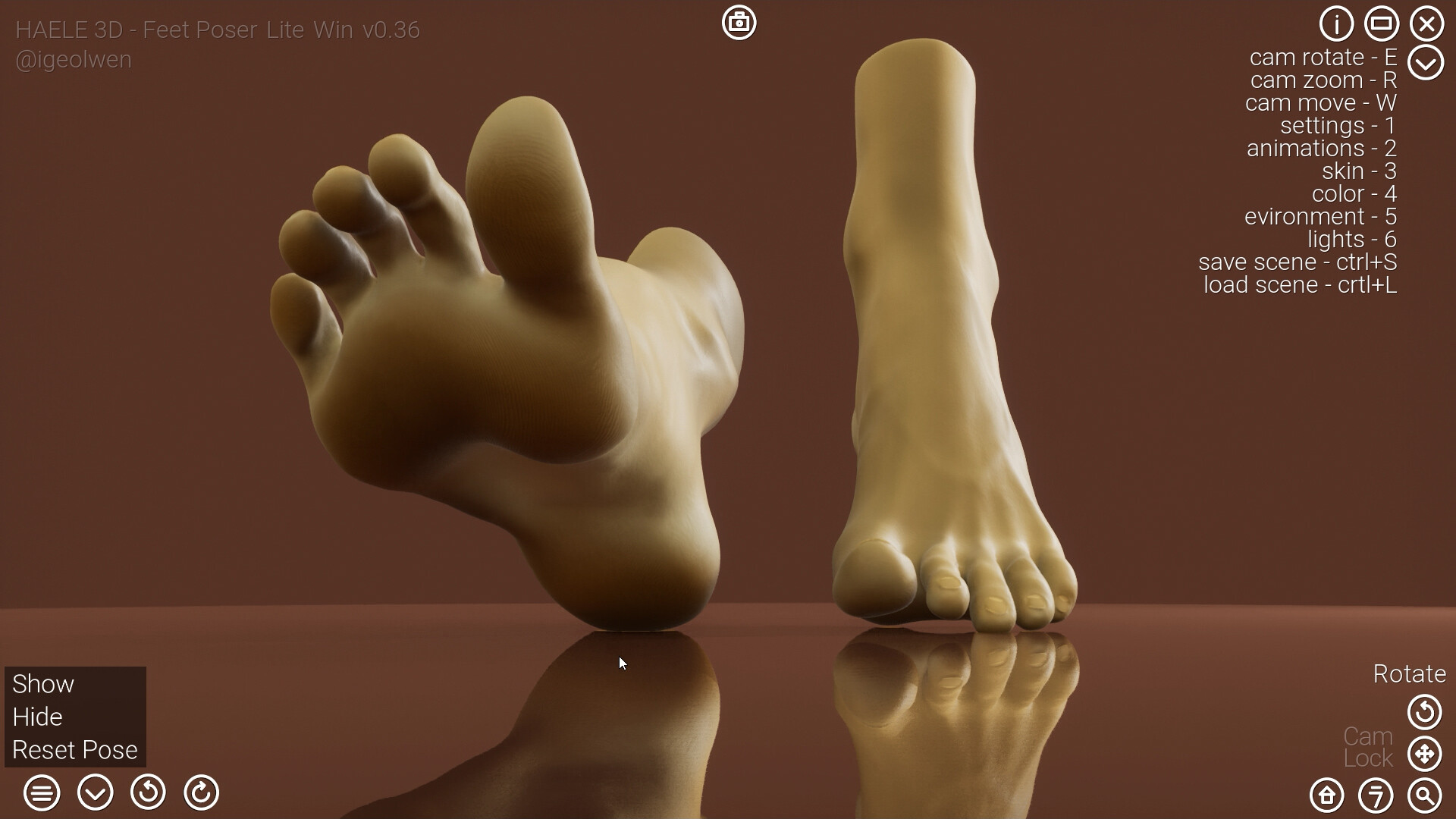 HAELE 3D - Feet Poses Pro - Drawing References screenshot 38