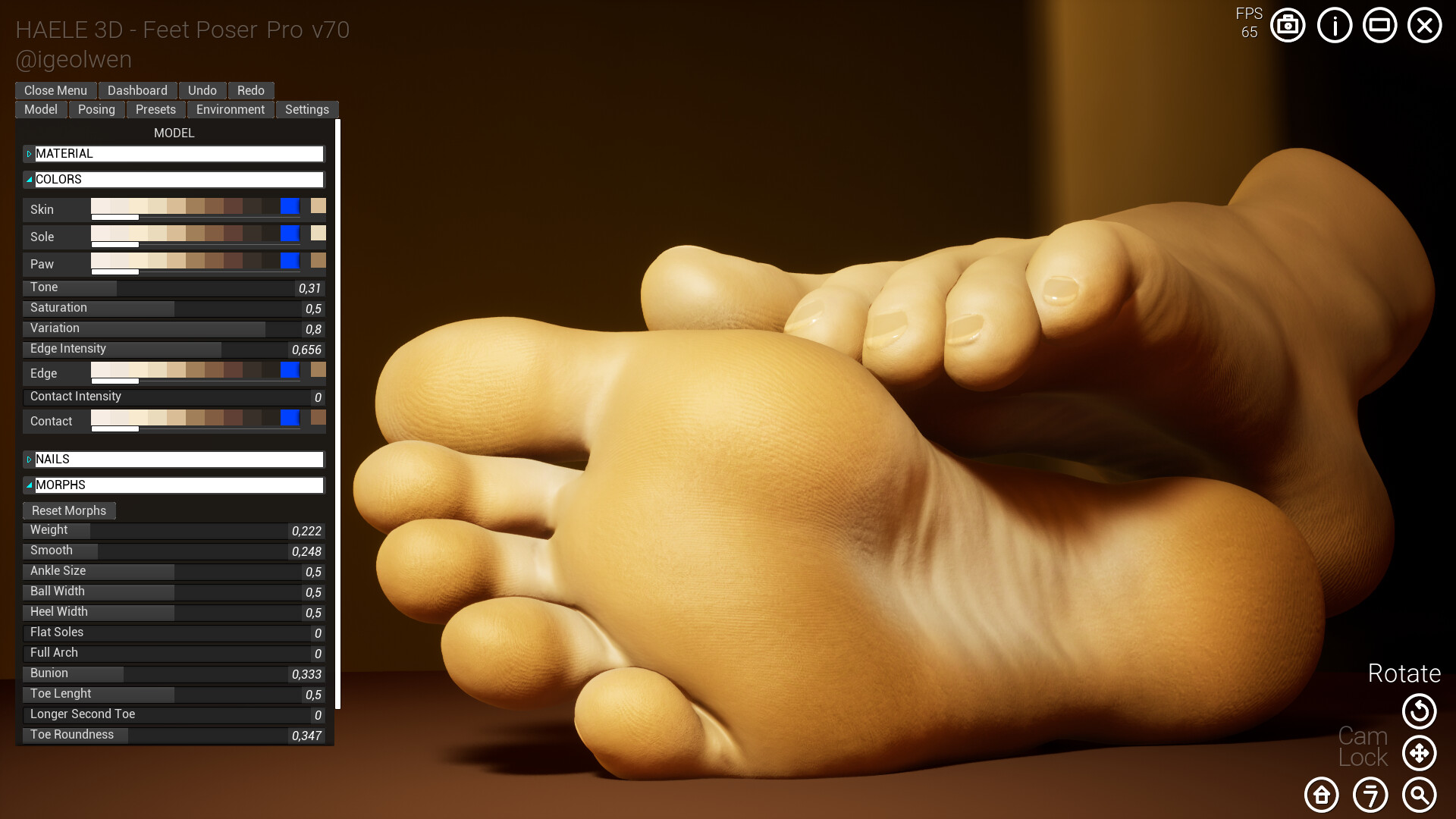 HAELE 3D - Feet Poses Pro - Drawing References screenshot 12