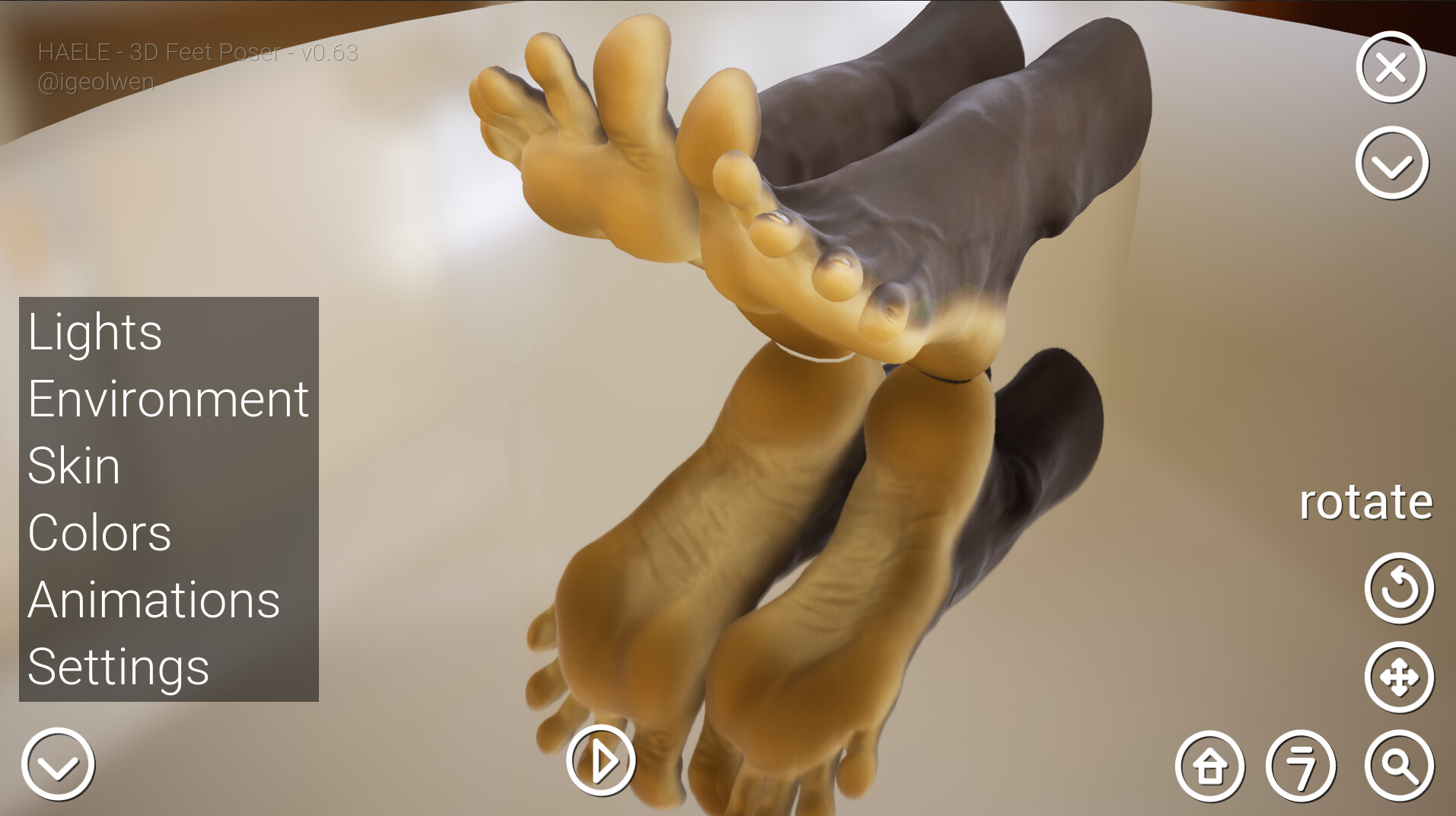 HAELE 3D - Feet Poses Pro - Drawing References screenshot 35
