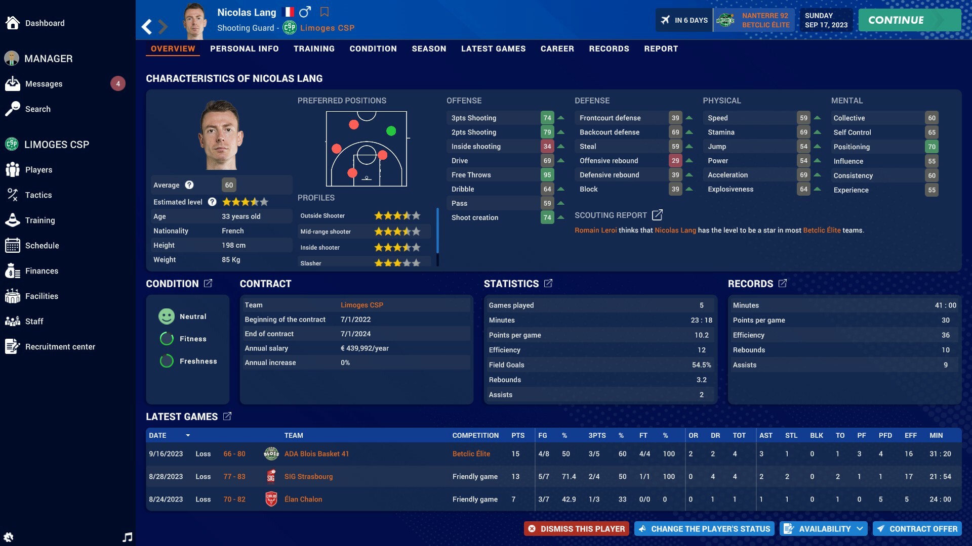 Pro Basketball Manager 2024のスクリーンショット 1