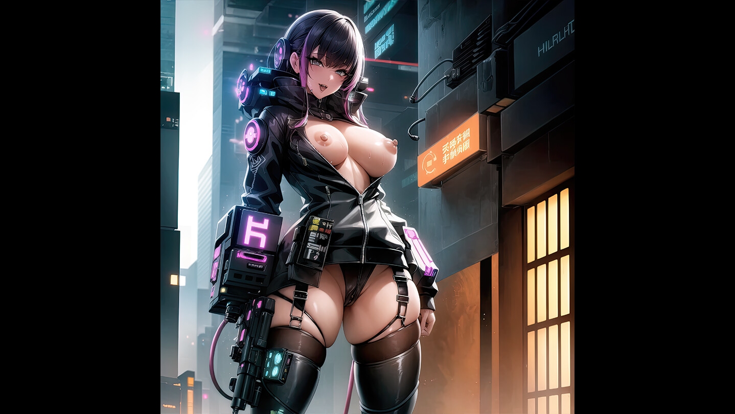 Hentai Senpai: Cyberpussy 2069 screenshot #8