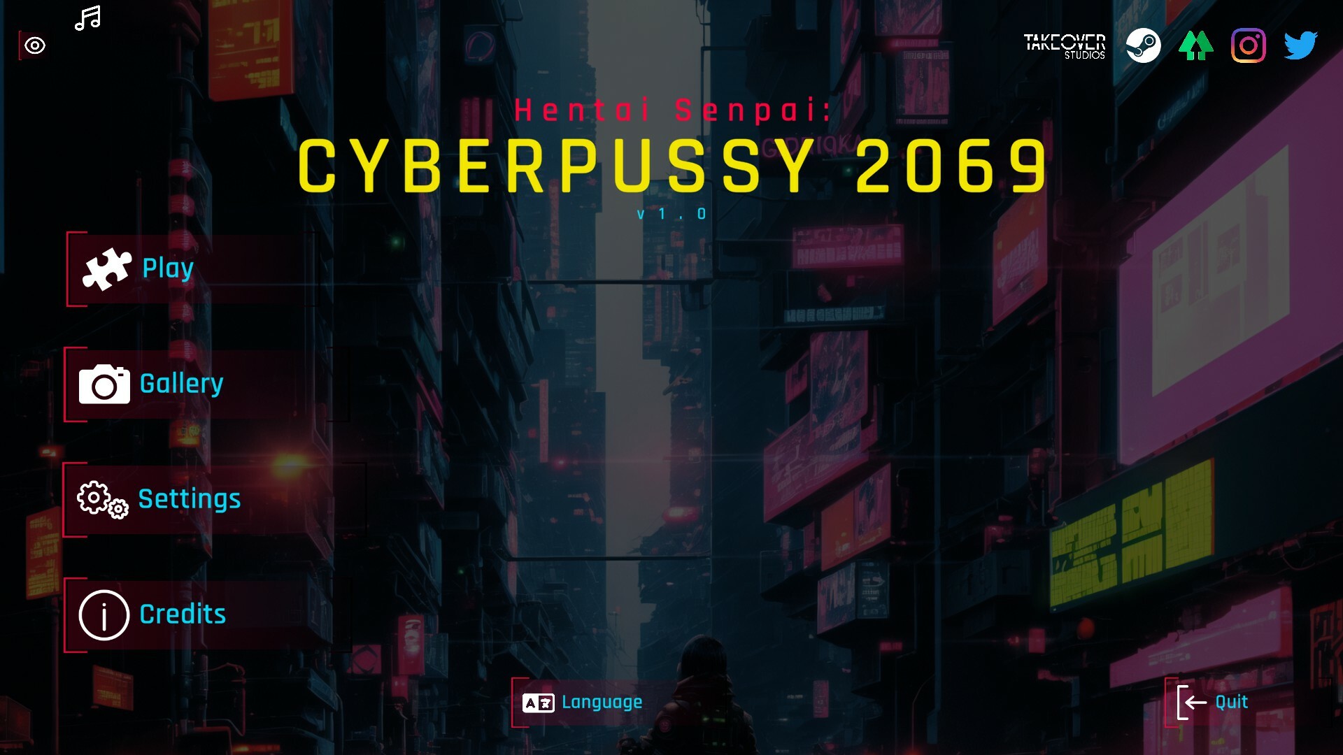 Hentai Senpai: Cyberpussy 2069 screenshot #1