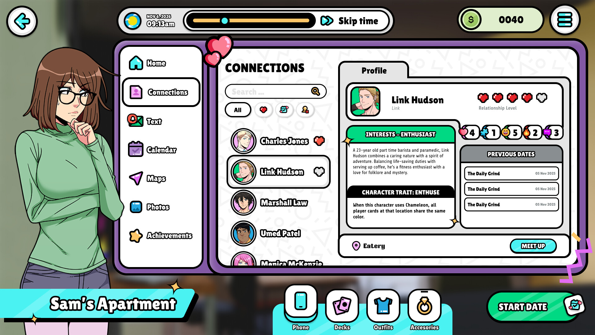 EVERDATE: The Let's Play Dating Game screenshot #4