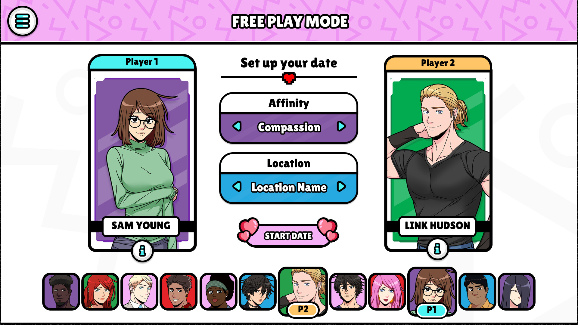 EVERDATE: The Let's Play Dating Game screenshot #1