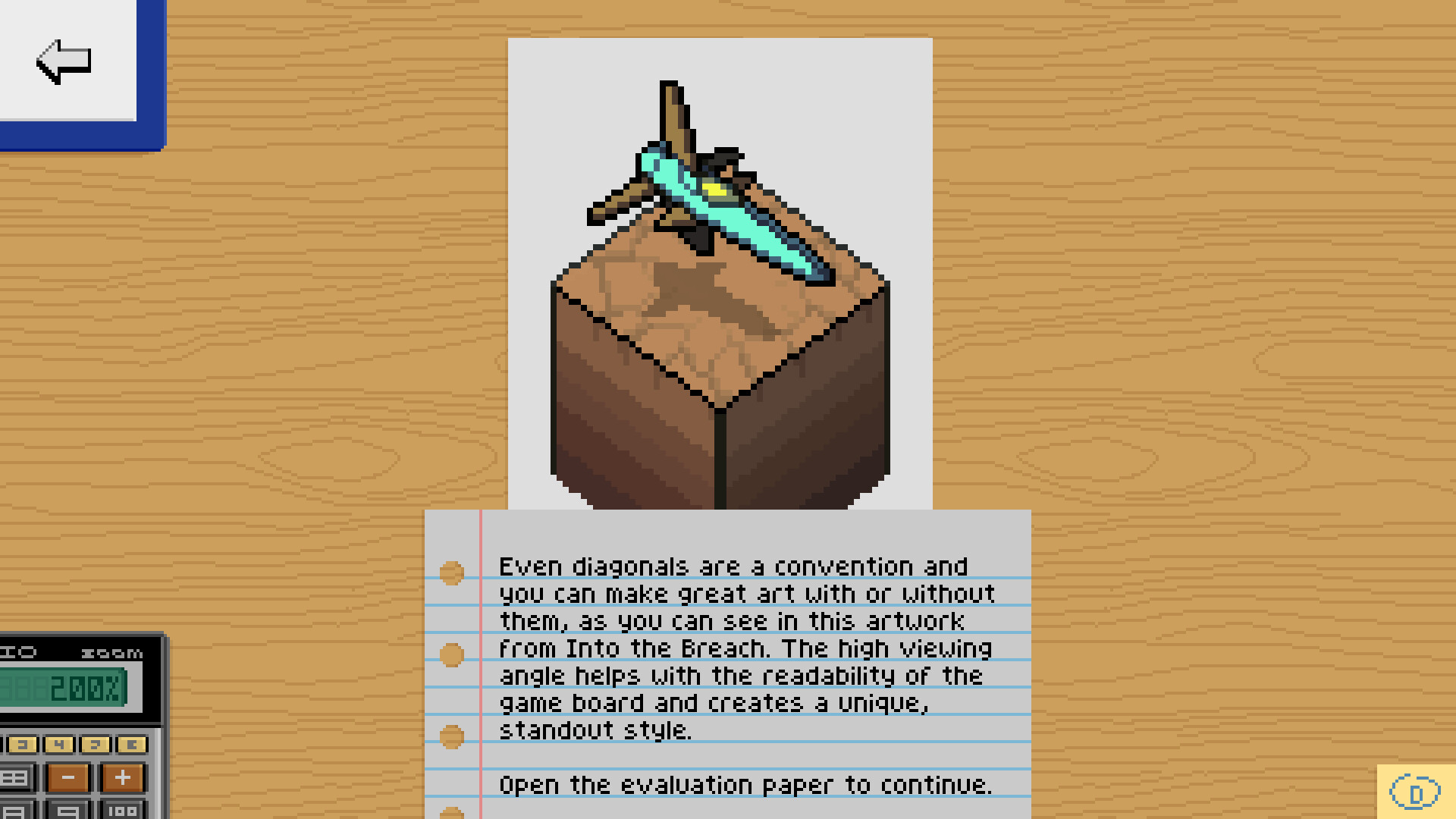 Screenshot of Pixel Art Academy.