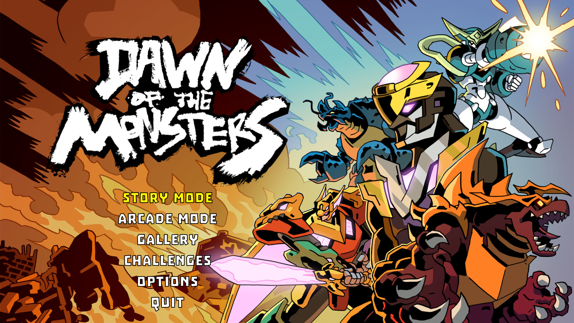 Dawn of the Monsters: Arcade + Character DLC Pack Featured Screenshot #1