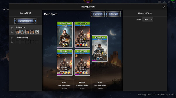 Screenshot z Nocturnal Quest