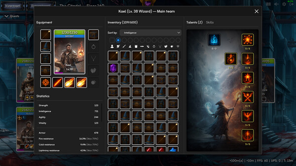 Screenshot z Nocturnal Quest