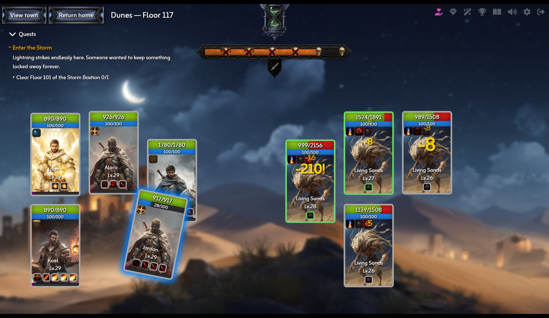 Nocturnal Quest: An Idle RPG Adventure screenshot #7