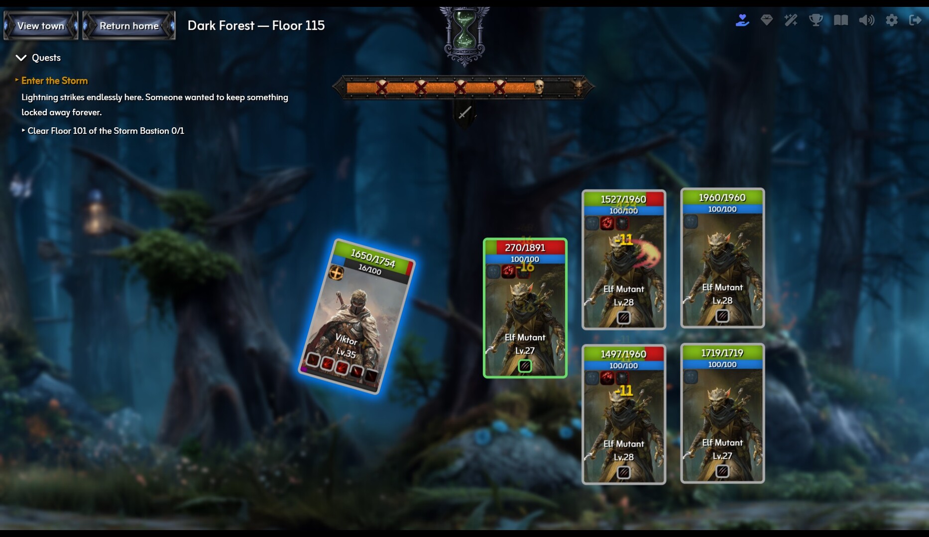 Nocturnal Quest: An Idle RPG Adventure screenshot #9