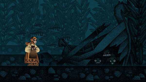 Василиса и Баба Яга.