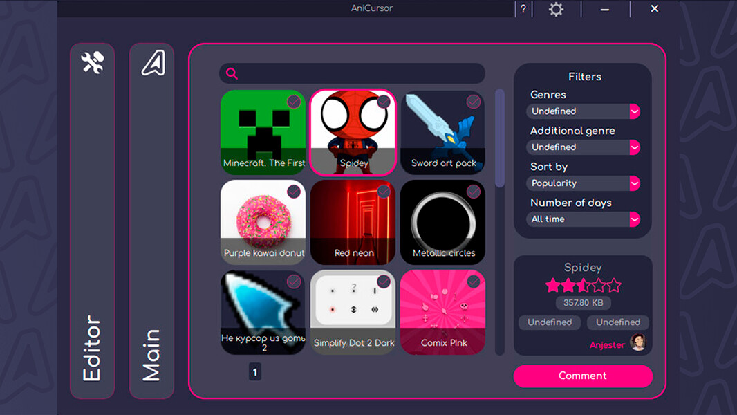 AniCursor screenshot 3
