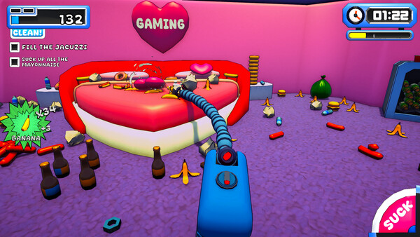 Screenshot z ACUVAC: A Suck and Blow Adventure