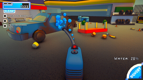 Screenshot z ACUVAC: A Suck and Blow Adventure