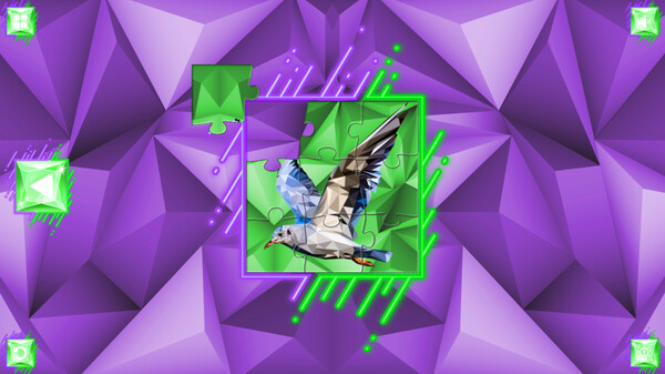 Скриншот 1 из игры Poly Jigsaw: Birds