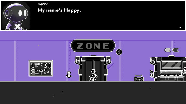 Monochrome Heights game for Linux 1