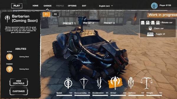 Screenshot z War of Wheels