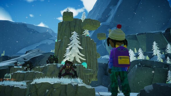 Screenshot of Land of Tales gameplay showing in-action mechanics