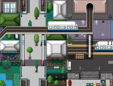 RPG Maker MV - Sci-Fi and Modern Tileset - Exterior