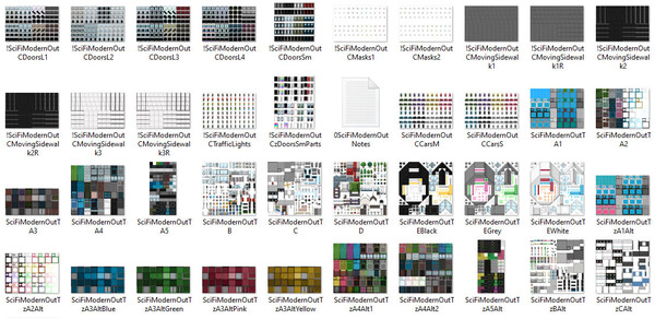 RPG Maker MV - Sci-Fi and Modern Tileset - Exterior