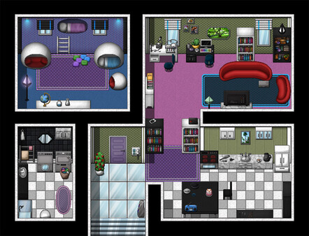 RPG Maker MZ - Sci-Fi and Modern Tileset - Interior