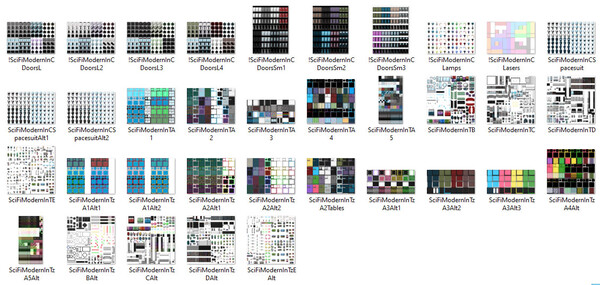 RPG Maker MZ - Sci-Fi and Modern Tileset - Interior