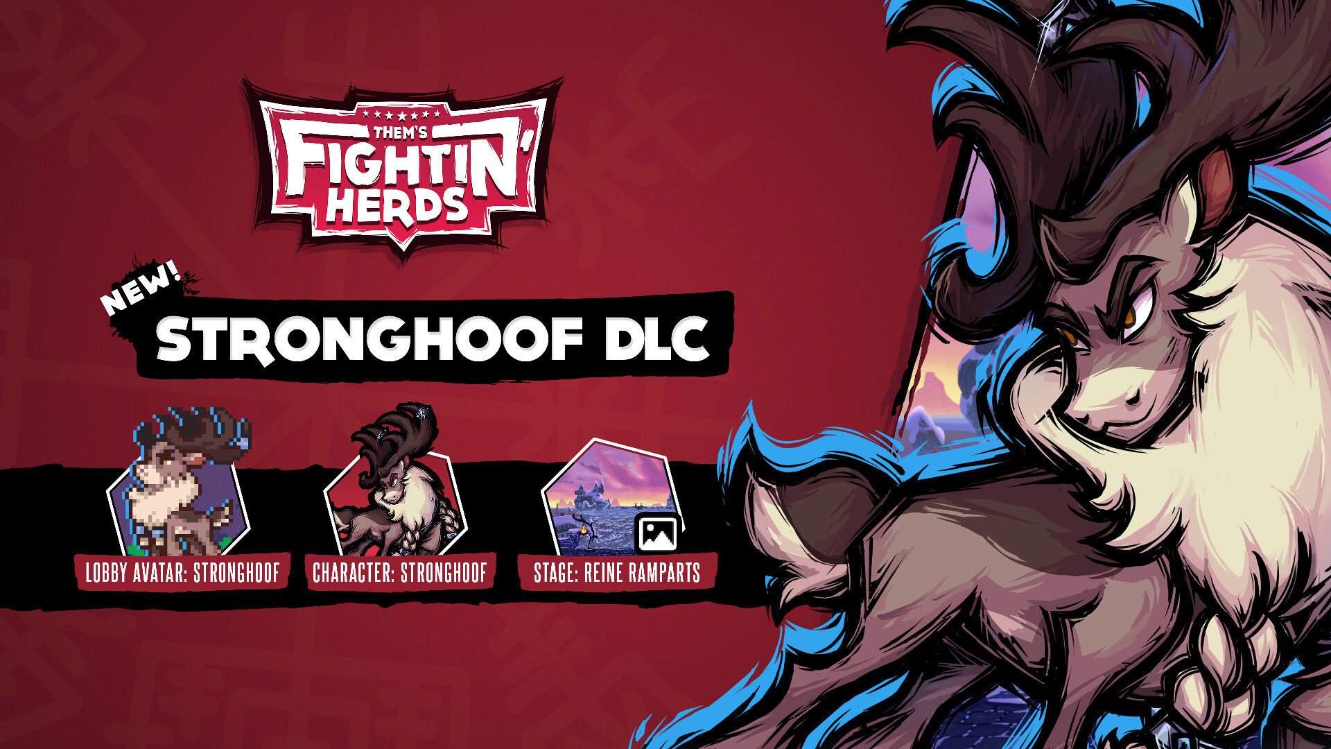 Them's Fightin' Herds - Character/Stage: Stronghoof Featured Screenshot #1