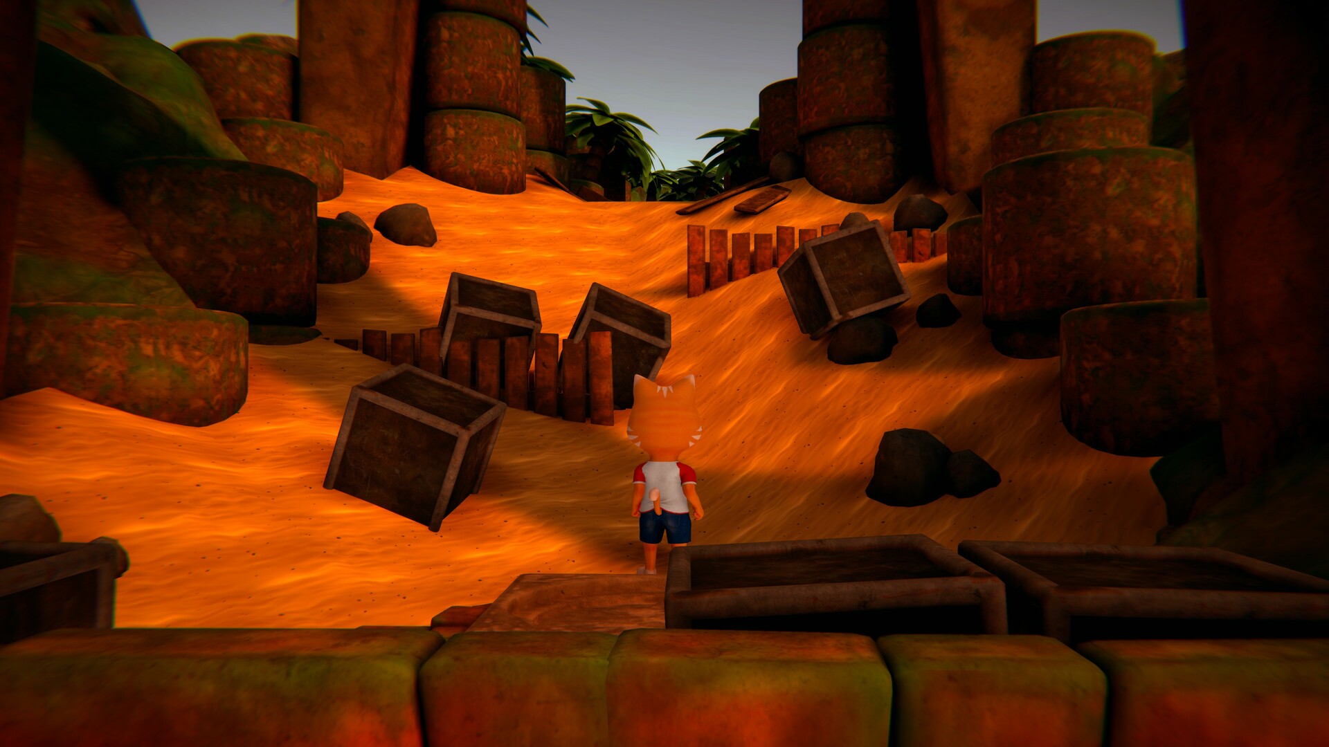 screenshot of Adventures of Steve the Cat 2