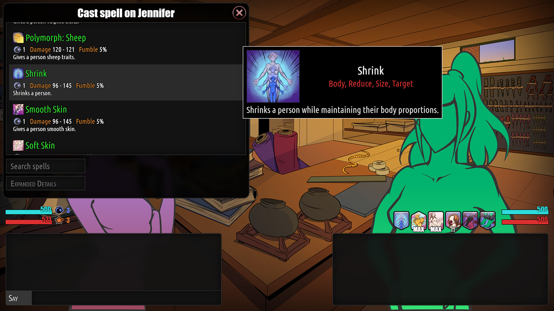 Battle Mages: Erotica screenshot #2