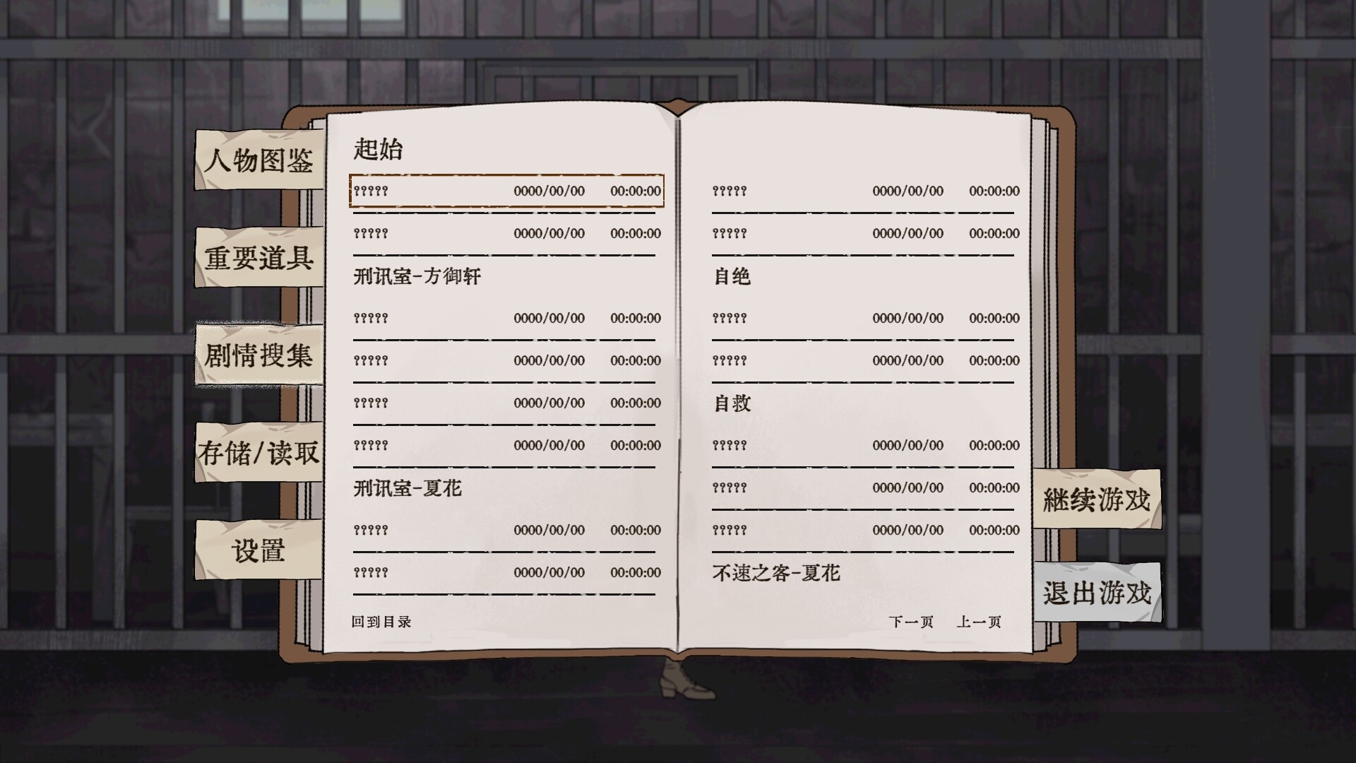 screenshot of 沉舟：序章 6