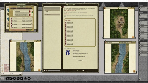 Fantasy Grounds - Pathfinder RPG - GameMastery Map Pack: Lost Island
