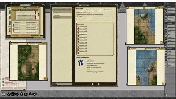 Fantasy Grounds - Pathfinder RPG - GameMastery Map Pack: Lost Island