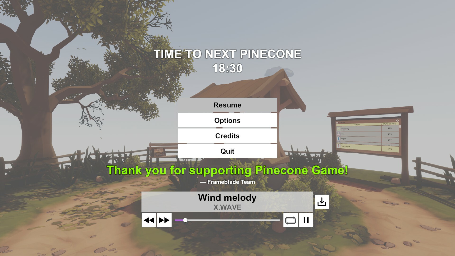 Pinecone Game - Supporter pack Featured Screenshot #1