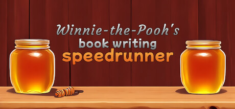 Winnie-the-Pooh's book writing speedrunner banner image