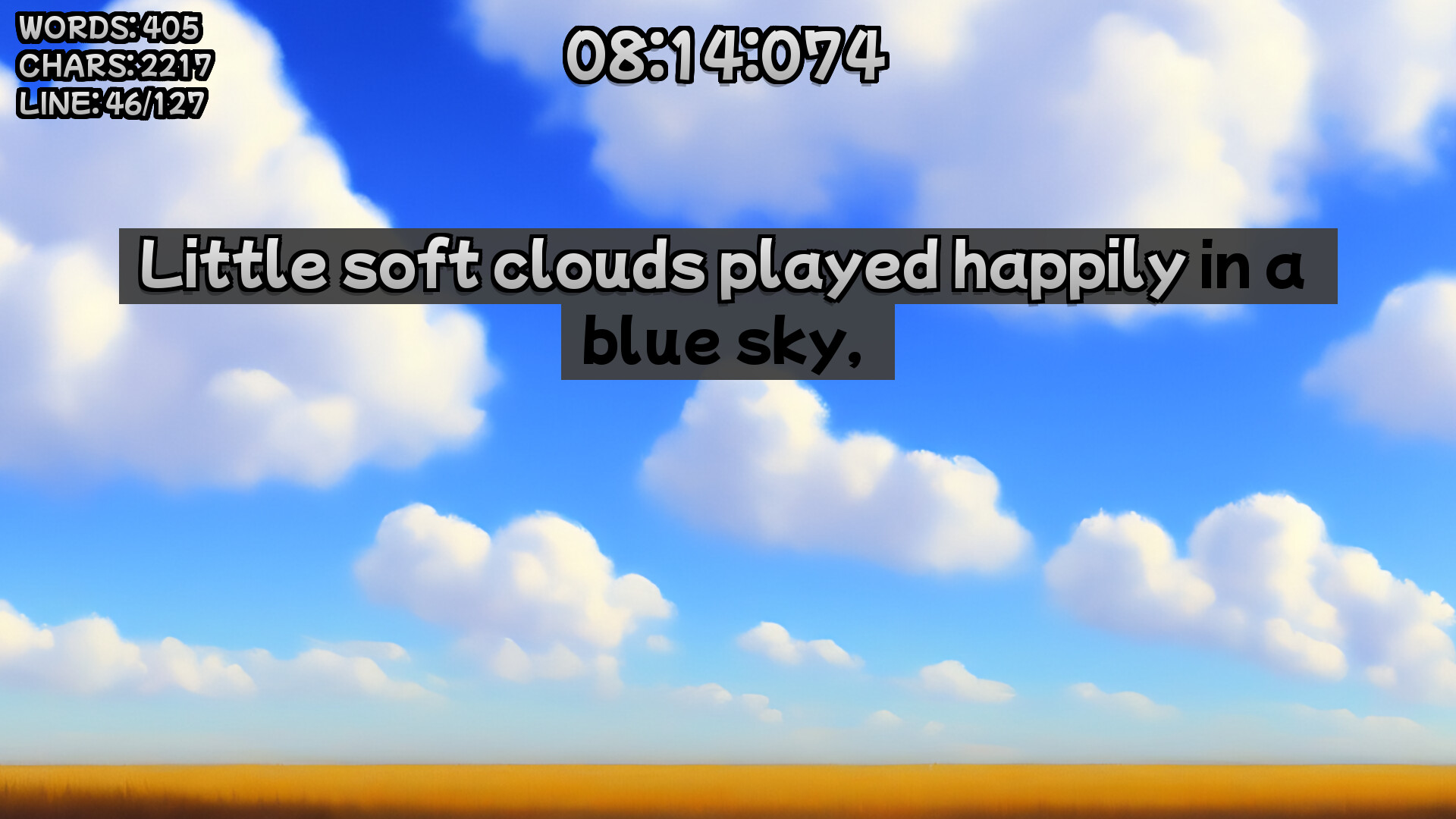 Winnie-the-Pooh's book writing speedrunner screenshot 4