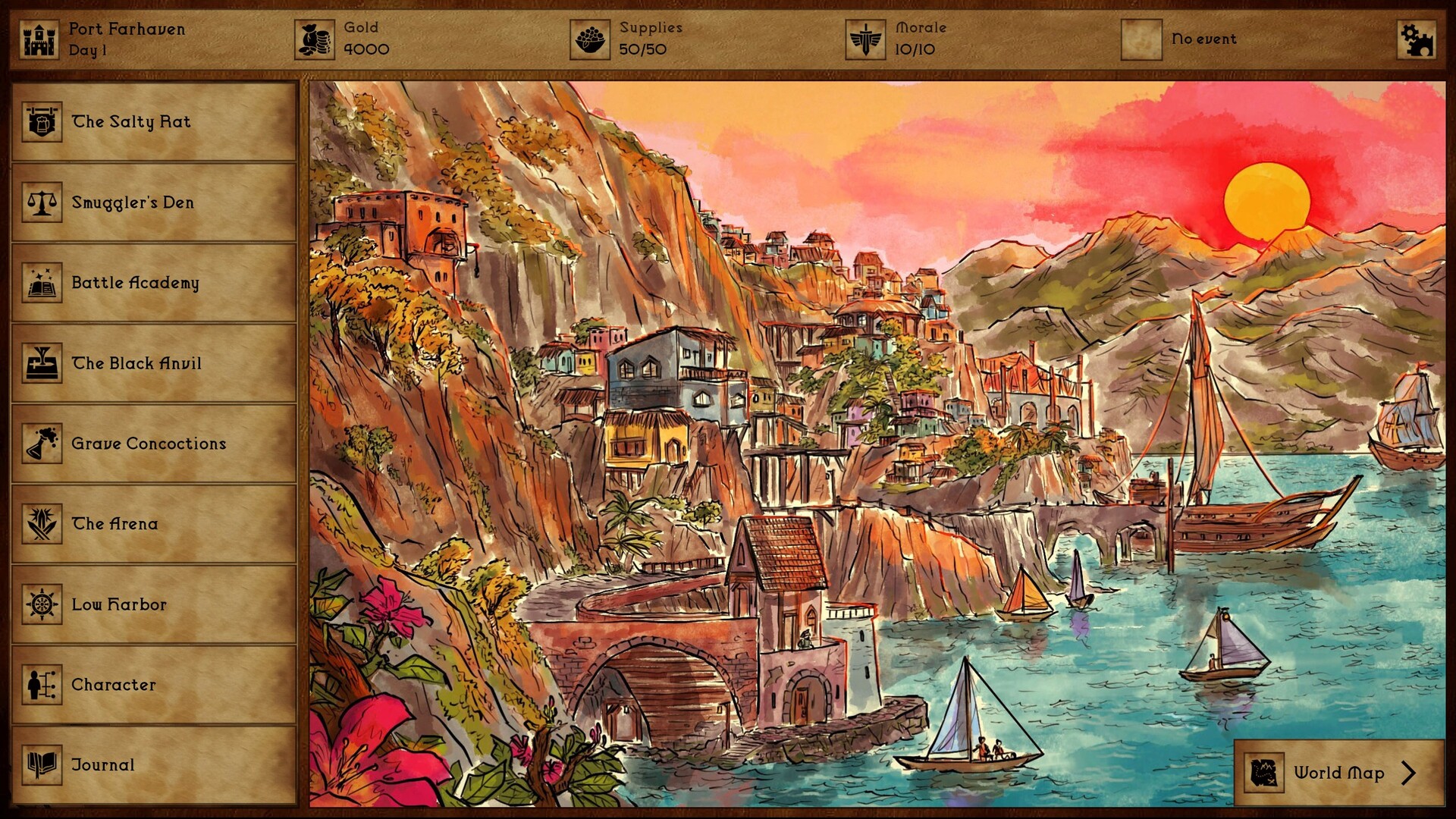 Grim Tides - Old School RPG Featured Screenshot #1