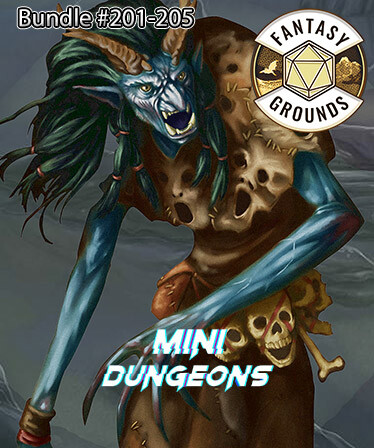 Fantasy Grounds - Mini-Dungeons Bundle #201-205