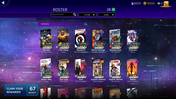 Скриншот игры MARVEL Puzzle Quest — 10