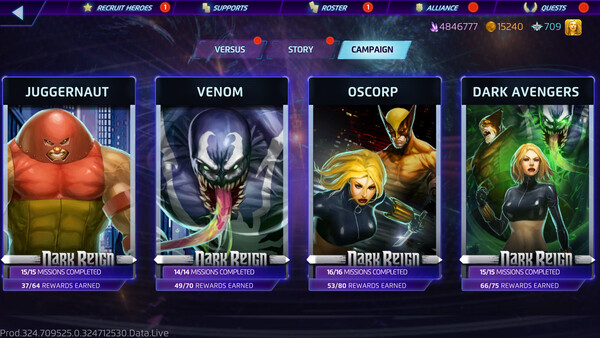 Скриншот игры MARVEL Puzzle Quest — 7