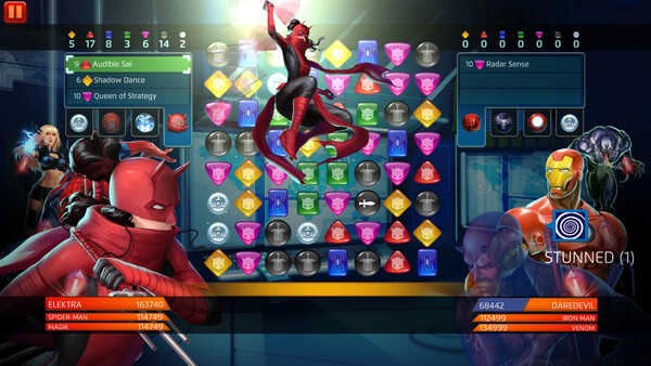 Скриншот игры MARVEL Puzzle Quest — 5